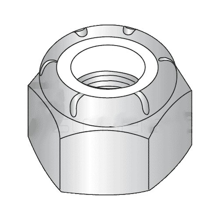 Nylon Insert Lock Nut, 5/16-24, 18-8 Stainless Steel, Not Graded, 5000 PK